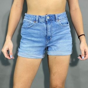 American Eagle Blue Jean Shorts Size 4